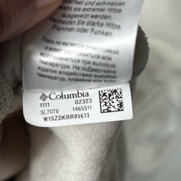 Columbia Cream Interchange Full Zip Fleece Jacket Size Small 263 - Picture 8 of 8